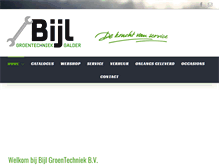 Tablet Screenshot of bijlgroentechniek.nl